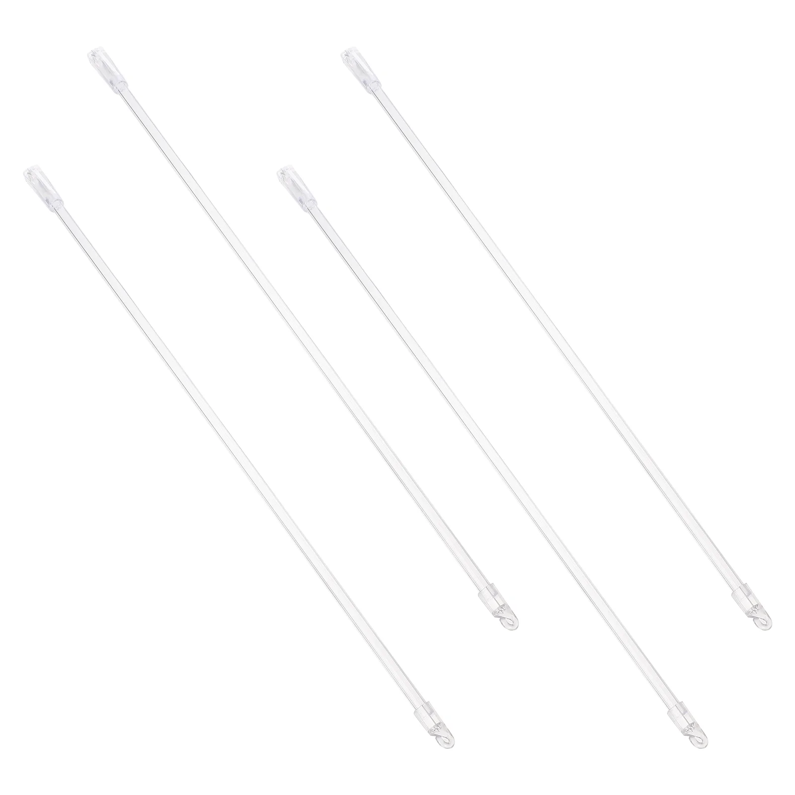 

Shutter Rotary Rod Transparent Blinds Handle Accessory Plastic Practical Curtain Pulling Hook Faux Window