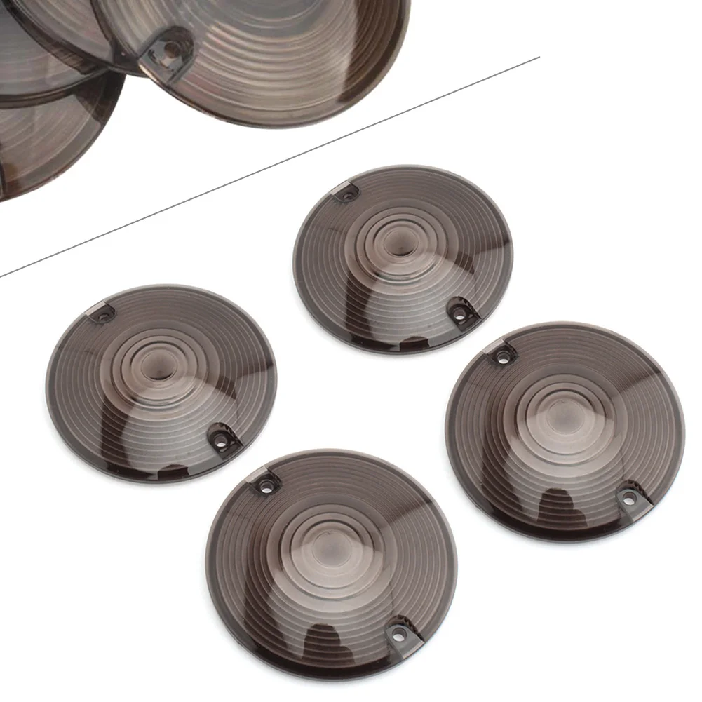 

4 шт. мотоциклетный указатель поворота, крышка лампы, желтая линза, замена для Harley Davidson Electra Glide 1986-2019, АБС-пластик