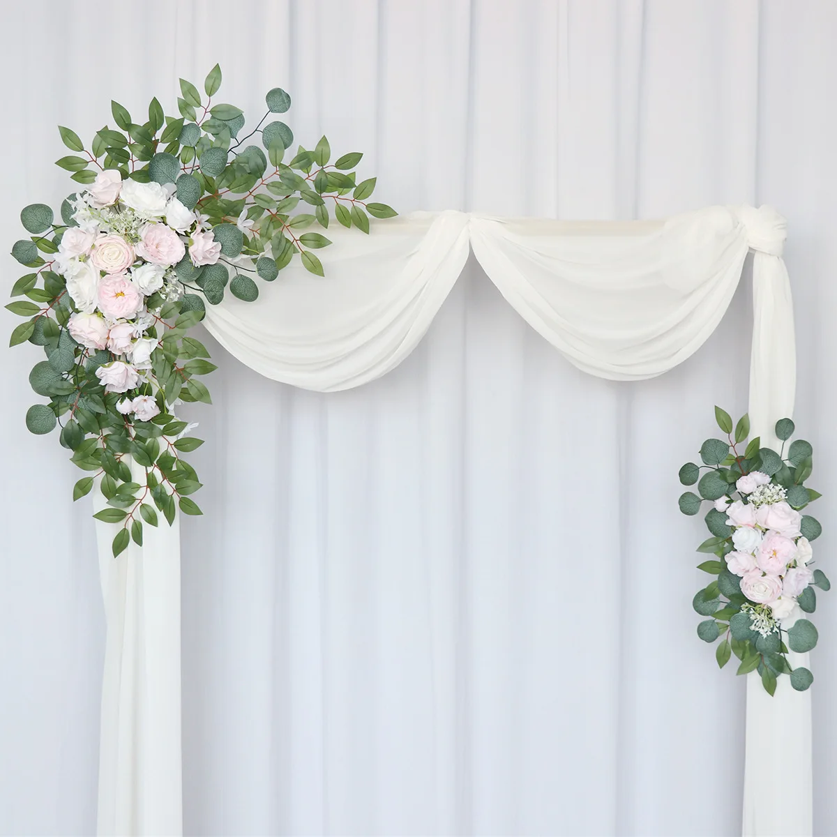 

Wedding arch decoration corner flower opening door flower wedding stage layout props welcome area simulation blackboard flower