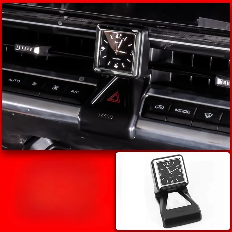 

Для Tank 400 Hi4-T автоматические кварцевые часы, розетка для приборной панели, автомобильные часы, воздушный зажим, аксессуары для интерьера