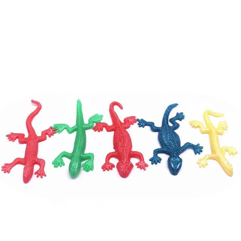 10 шт. забавные игрушки на Хэллоуин мягкая Ящерица из термопластичной резины