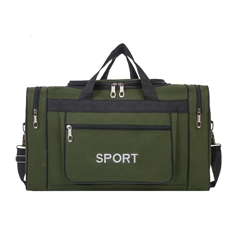 Foldable Large Capacity Short-distanceTravel Bags Multi-pocket Luggage Handbag Unisex Oxford Sport Fitness Bag XA268