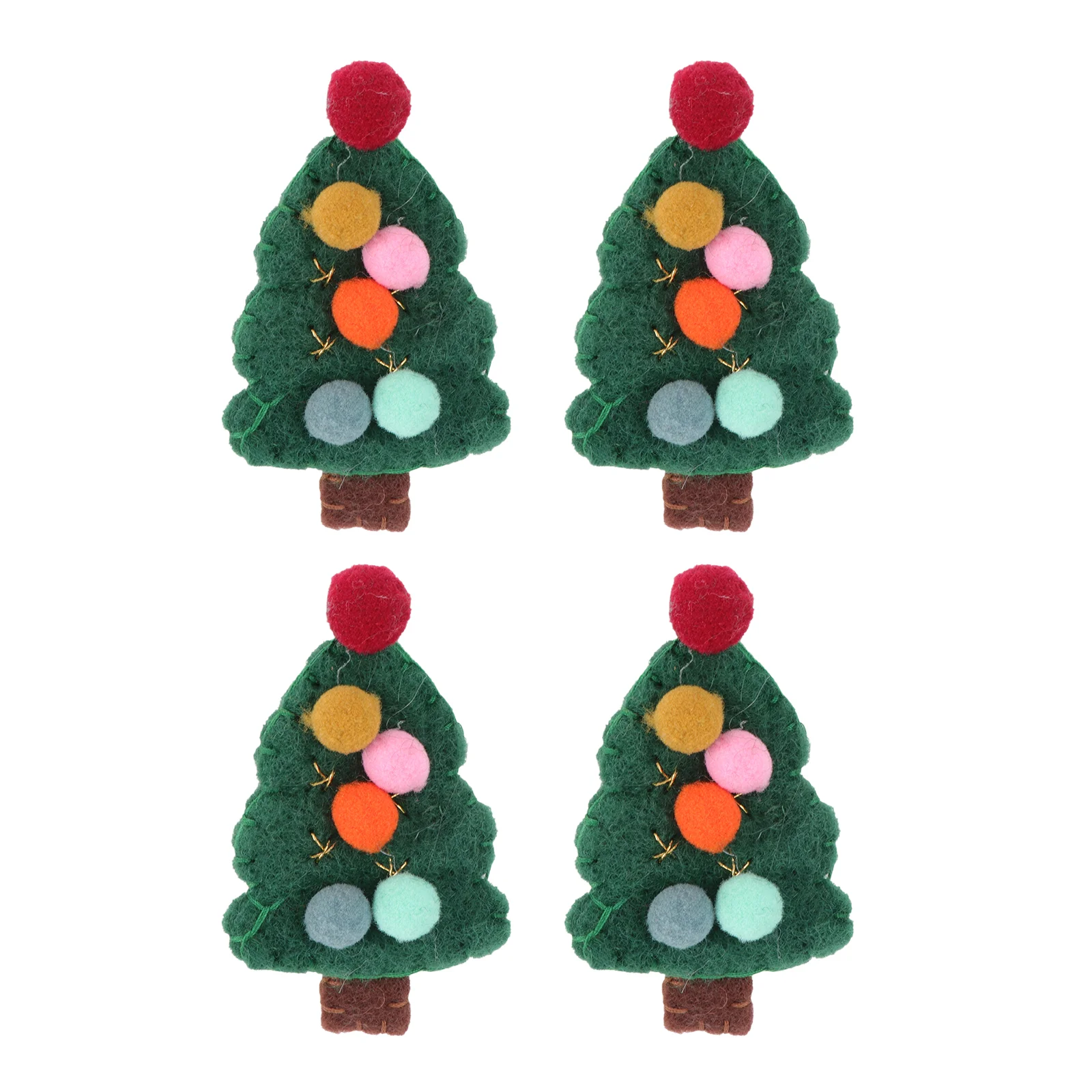 

Hair Clips Christmas Treegirl Pin Barrette Barrettes Bang Bobby Decor Gift Holiday Mini
