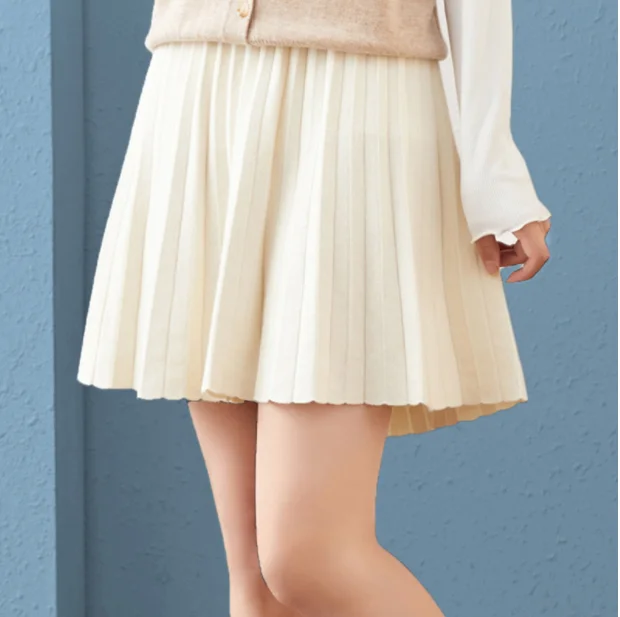 Женская мини-юбка с высокой талией