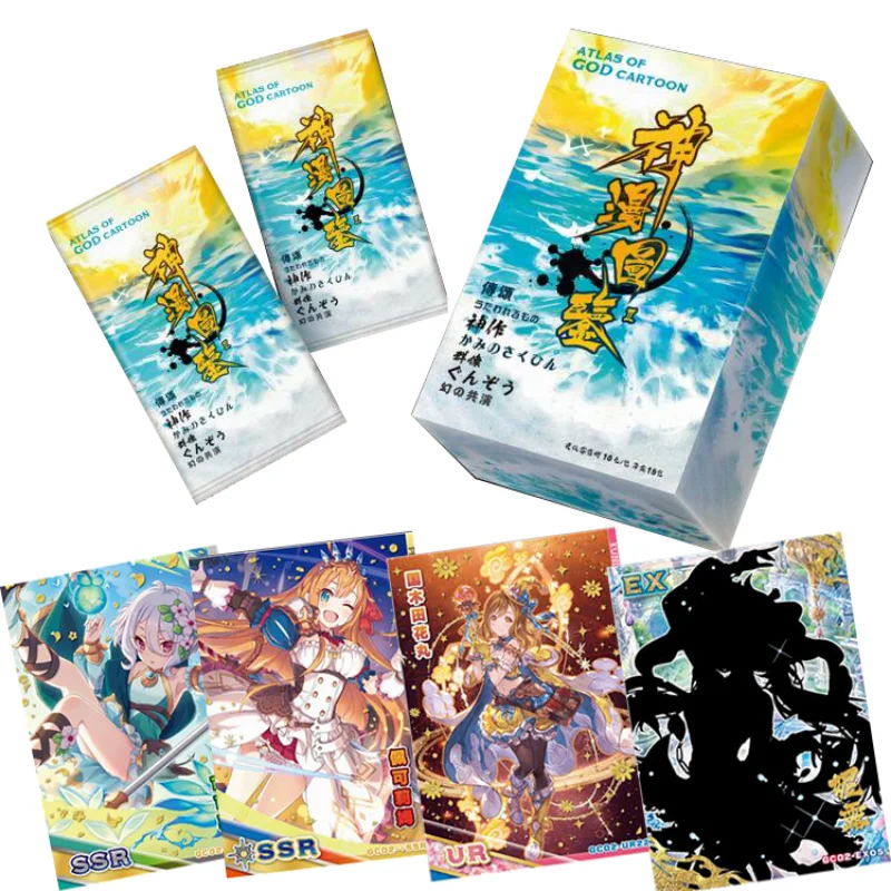 

The New Goddess Card God Man Pokédex Card Ⅱ Japanese Comic Theme Classic Character God Card Thick Card Collection Card