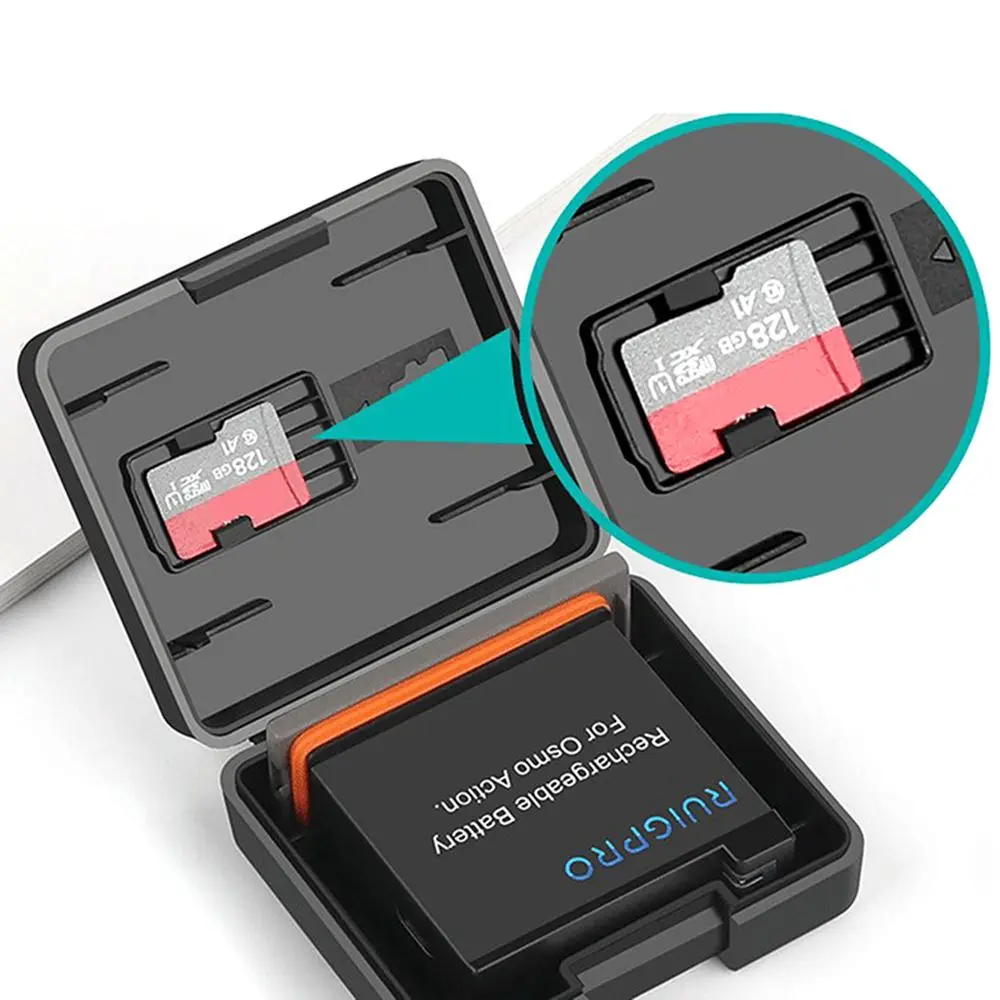 

5Pcs New Cover Memory Card Camera Box Case Battery Storage Protective For GoPro Hero 10/9/8/7/6/5 DJI OSMO Action