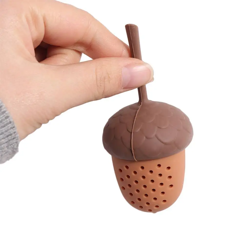 

Силиконовое ситечко для чая acorn