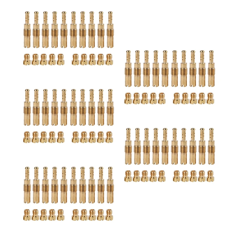 

100Pcs Carburetor Main Jet Kit Set Slow/Pilot Jet For PWK For Keihin OKO CVK