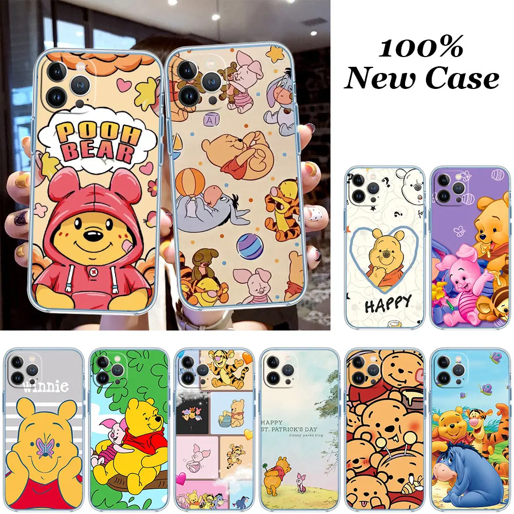 Puchatek Cute Case dla Moto G200 G71 G60S G60 G52 G51 G50 G42 G41 G8 G9 G10 G20 G22 G23 G30 G32 Play Plus Power