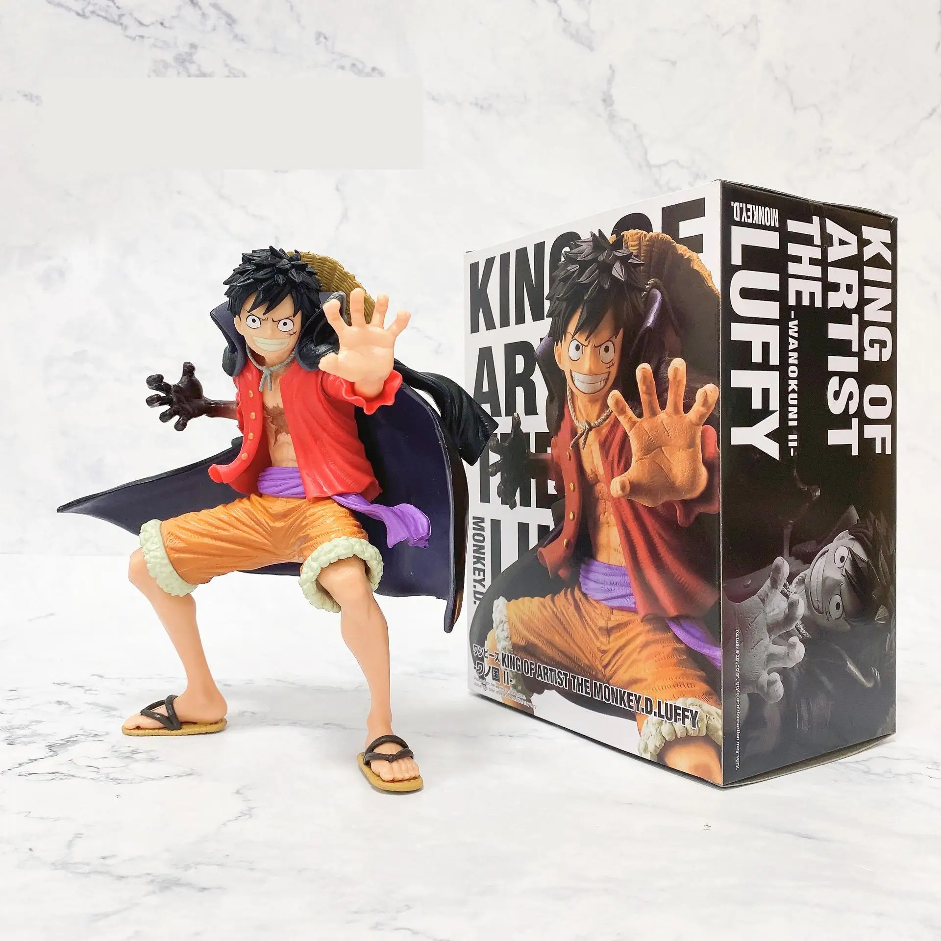 18.5cm One Piece 2022 New Arrival Figure The Island Of Ghosts Monkey D Luffy Figurine King Artist Wanokuni Model Dolls - купить по