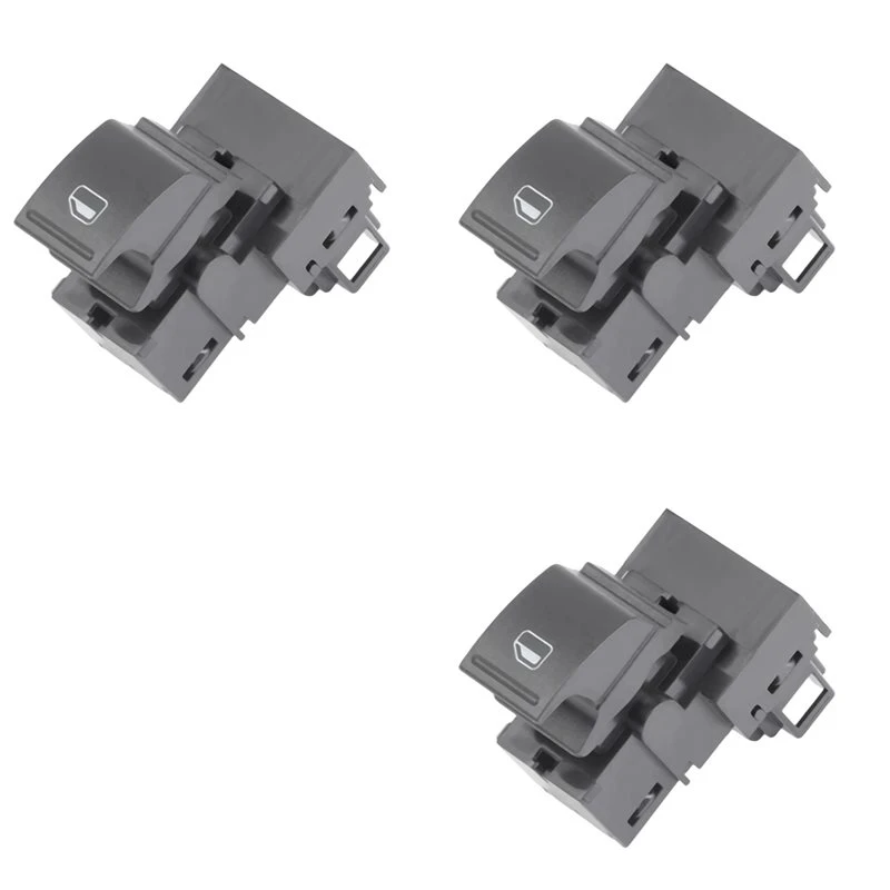 Фото ABXN-3X 6RU959856A Переключатель управления стеклоподъемником, одинарный, для Volkswagen Polo №1