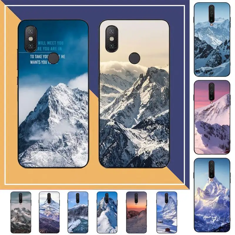 

Snow Mountain Phone Case for Redmi Note 8 7 9 4 6 pro max T X 5A 3 10 lite pro