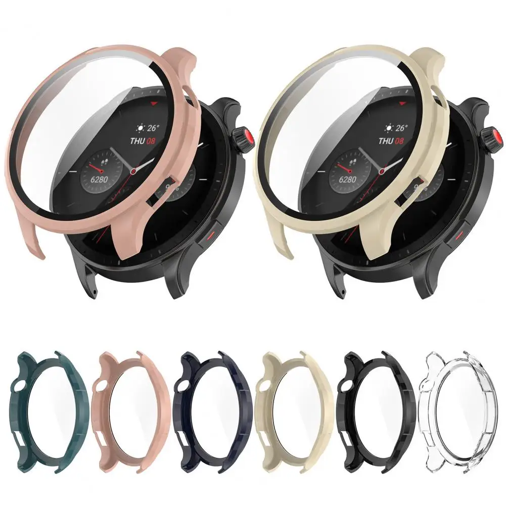 

Useful Scale Design Watch Protective Frame Easy Installation TPU Smart Watch Cover Bumper Protector Dust-proof
