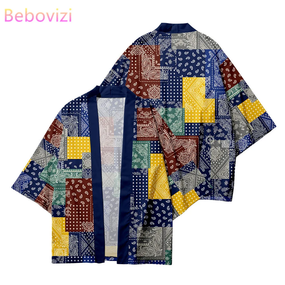 

Кимоно для мужчин и женщин, кардиган, новая модель 2022, свободное японское кимоно, кардиган для девочек и мальчиков, хаори, топ для косплея, юк...