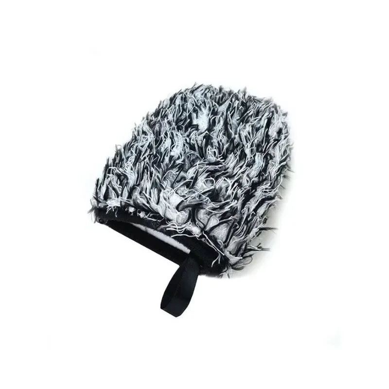 

1 шт., перчатки для мытья автомобиля из микрофибры, варежки для чистки обода ступицы колеса, ультра-мягкие утолщенные перчатки для мытья автомобиля, уход за деталями автомобиля