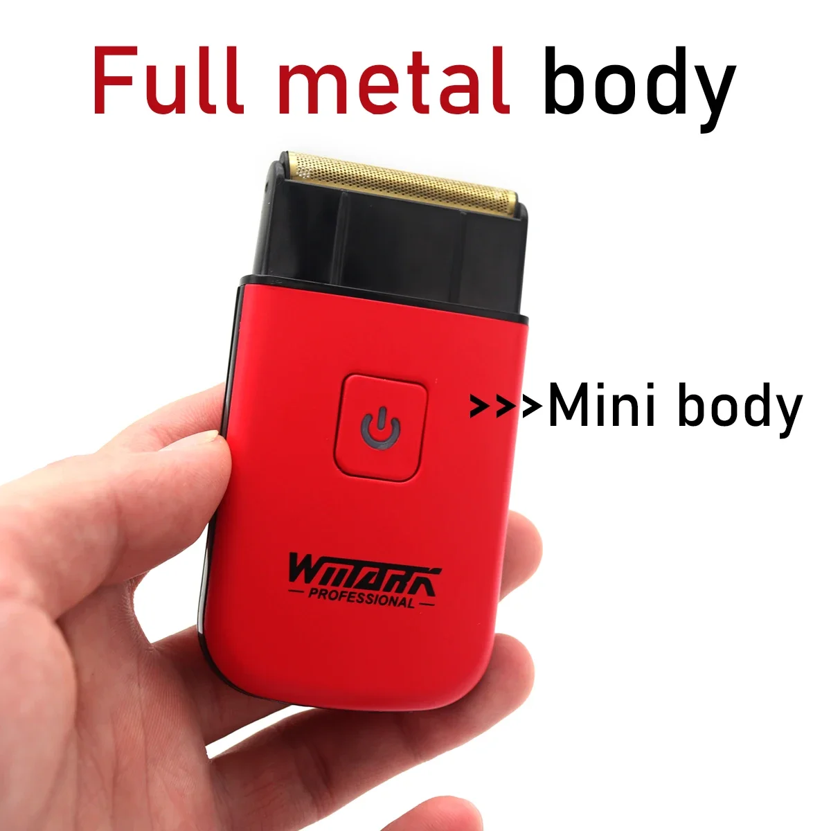 WMARK NG-X1 NG-7901 Профессиональная парикмахерская бритва мини-мужская с титановым