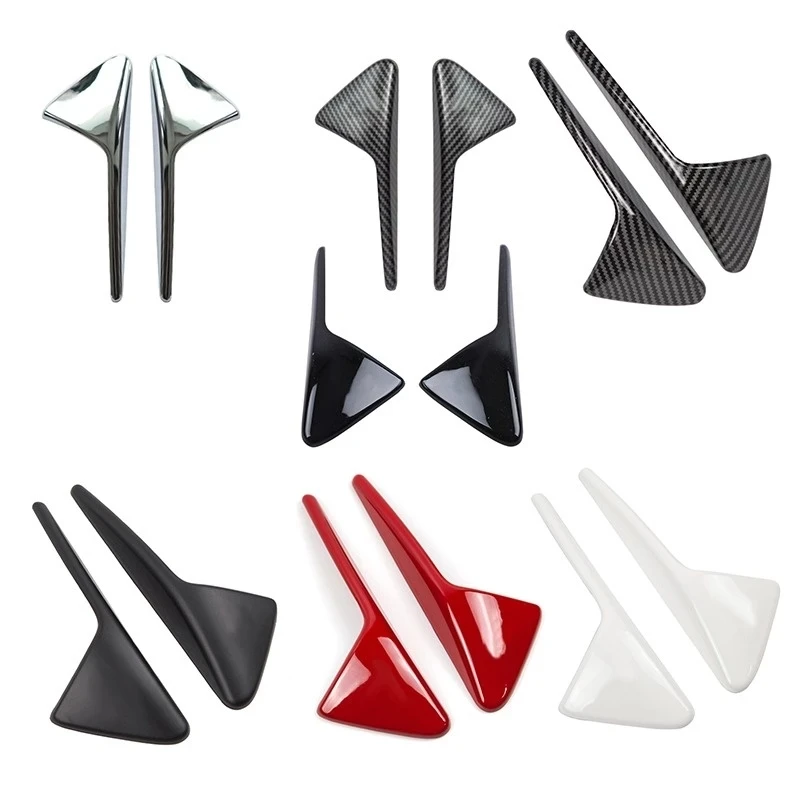 

1 Pair For Tesla Model 3 Y X S Side Camera Carbon Fiber ABS Protection Cover For Tesla Model 3 Model Y Car Accessories 2017-2022