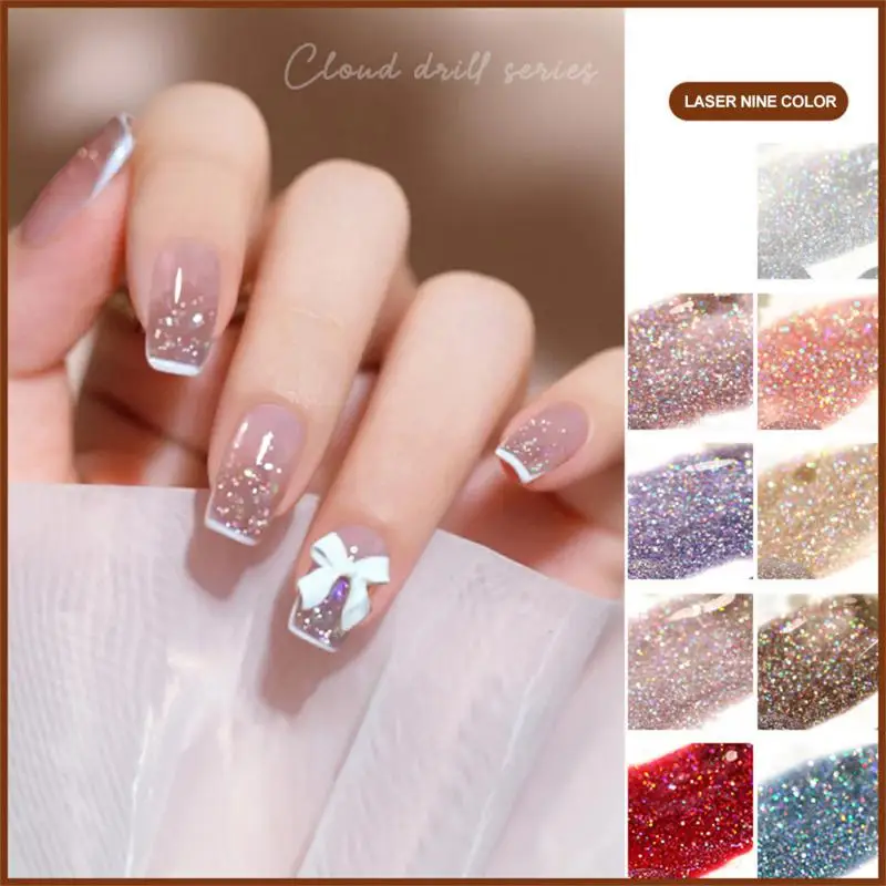 

Nail Polish Super Shine Diamond Cloud Diamond Nail Shop Special Broken Diamond Gel Polish Explosion Flashing Nail Polish
