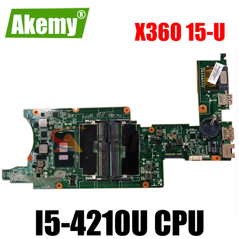 

For HP X360 15-U Laptop Motherboard 774606-501 774606-001 DAY61PMB6E0 With i5-4210U CPU DDR3L 100% Tested Fast Ship