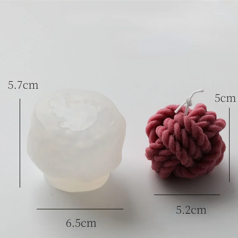 Силиконовая форма сделай сам для изготовления проволочных шаров свечей 3D воска в