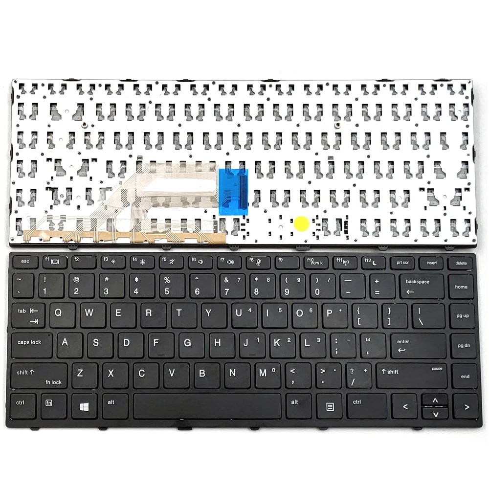 

New For HP ProBook 440 445 G6 Series Laptop Keyboard US Black Without Frame