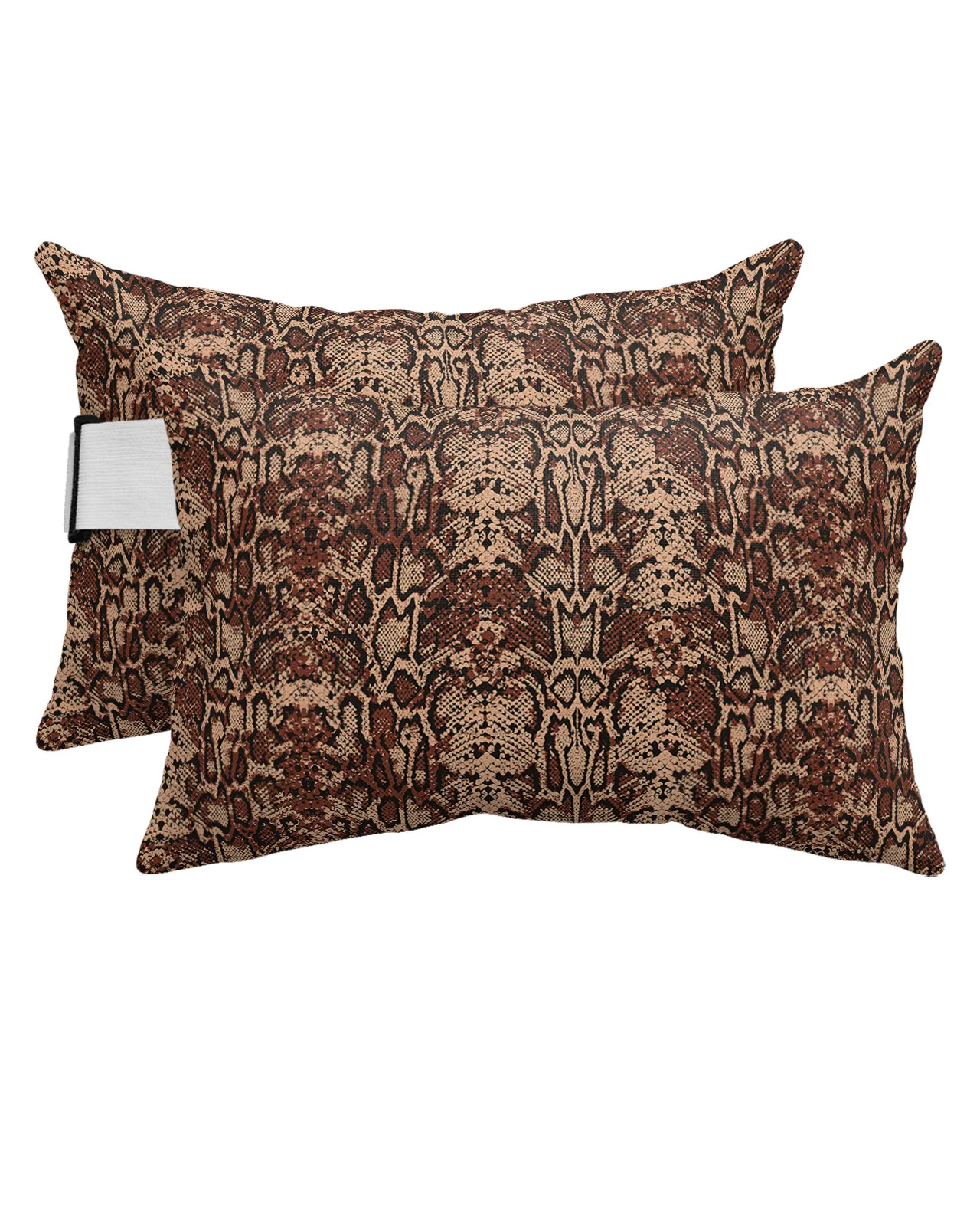 

Python Pattern Waterproof Pillow With Insert Adjustable Elastic Recliner Beach Chair Office Chair Neck Lumbar Travel Pillow
