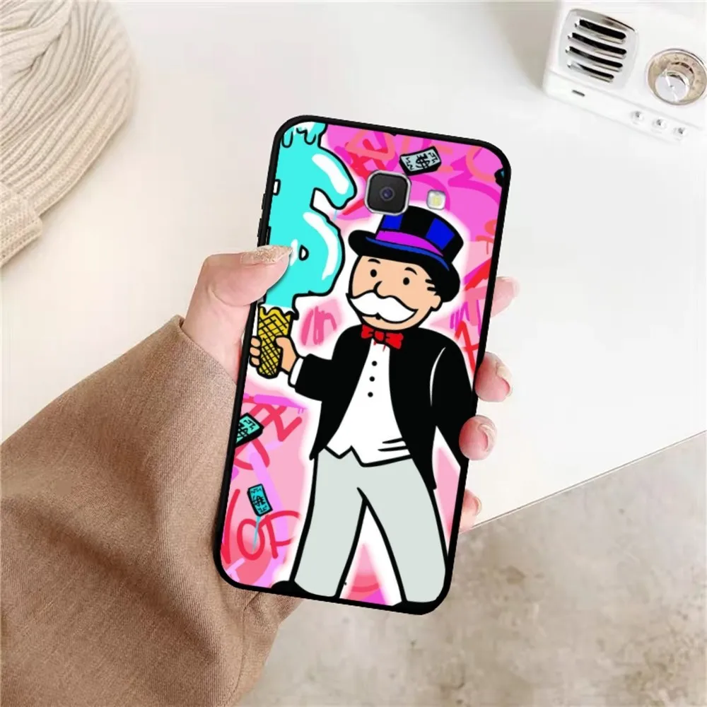 Trend Cartoon Dollar Alec Monopoly Phone Case For Samsung J 7 Plus 7core J7 Neo J6 Prime J4 Mobile Cover