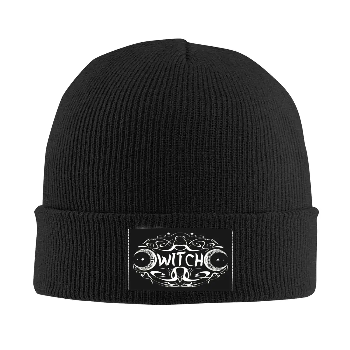 Witch Tripple Moon Skullies Beanies Caps Unisex Winter Warm Knitted Hat Men Women Hip Hop Adult Bonnet Hats Outdoor Ski Cap 1
