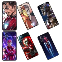 handsome iron man for xiaomi redmi 10 k50 k50g 9 9a 9t 9c 9at 8 8a 7a 6 6a 5 4x s2 2022 5g pro gaming plus black phone case capa