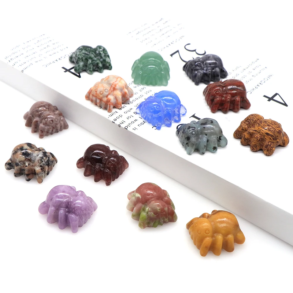 

Фигурки пауки из камня 28 мм