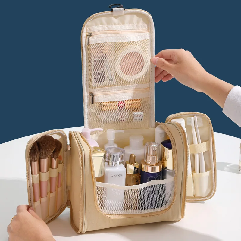 

Waterproof Makeup Bags Travel Organizer Bag Unisex Women Cosmetic Bag Hanging Travel Washing Toiletry Kits Storage Bags