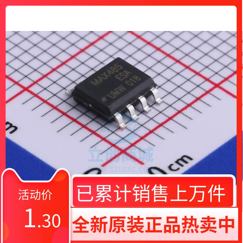 

MAX485 MAX485ESA IndustrIal Grade RS485 SMT SOP8 Integrated CirCuit IC Chip