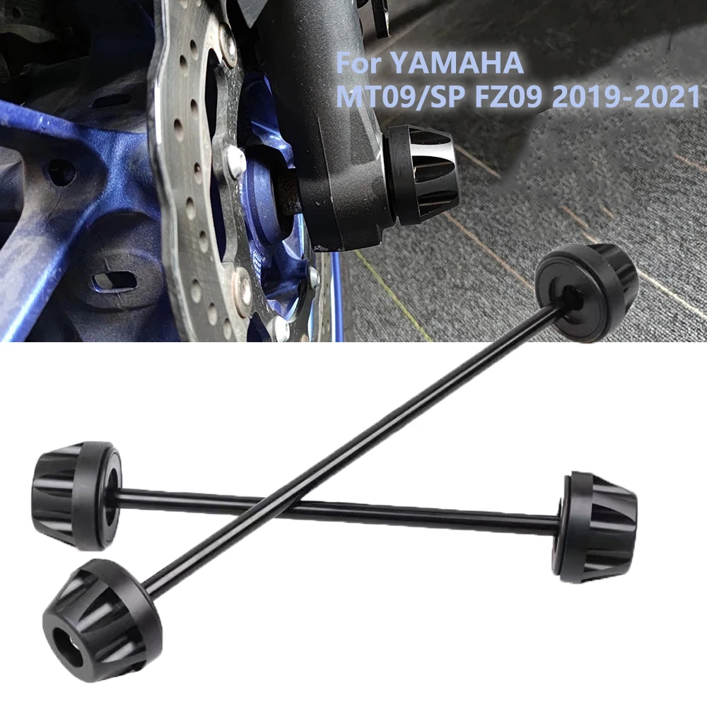 

CNC алюминиевая задняя передняя ось, вилка, слайдер для YAMAHA MT-07 MT09 SP FZ09 2017-2021, Защитные колодки для ступицы колеса мотоцикла