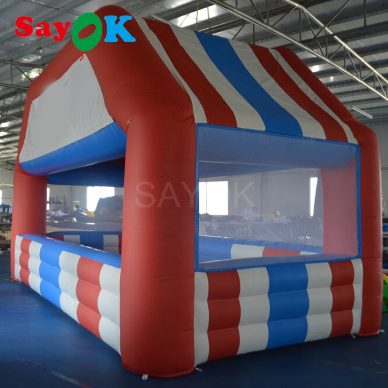

SAYOK 6x3m Inflatable Sale Tent Photo Booth Giant Inflatable Kiosk Standing Booth for Advertising Promotion Party Events Decor