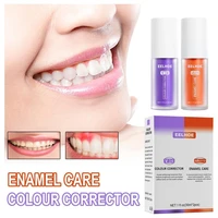 2pcs 30ml v34 colour corrector teeth whitening sensitive teeth toothpaste stain removal mouth breathing freshener care