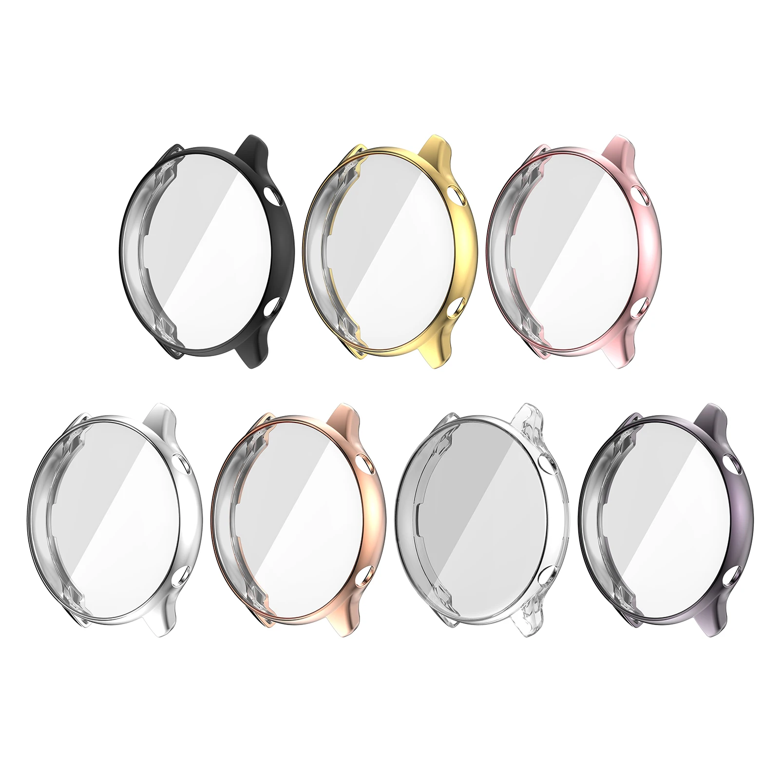 

Plating Protective Case For Amazfit GTR3 / GTR3Pro Full Screen Protector Cover TPU Shell Plating Anti-drop Case Bumper Shell