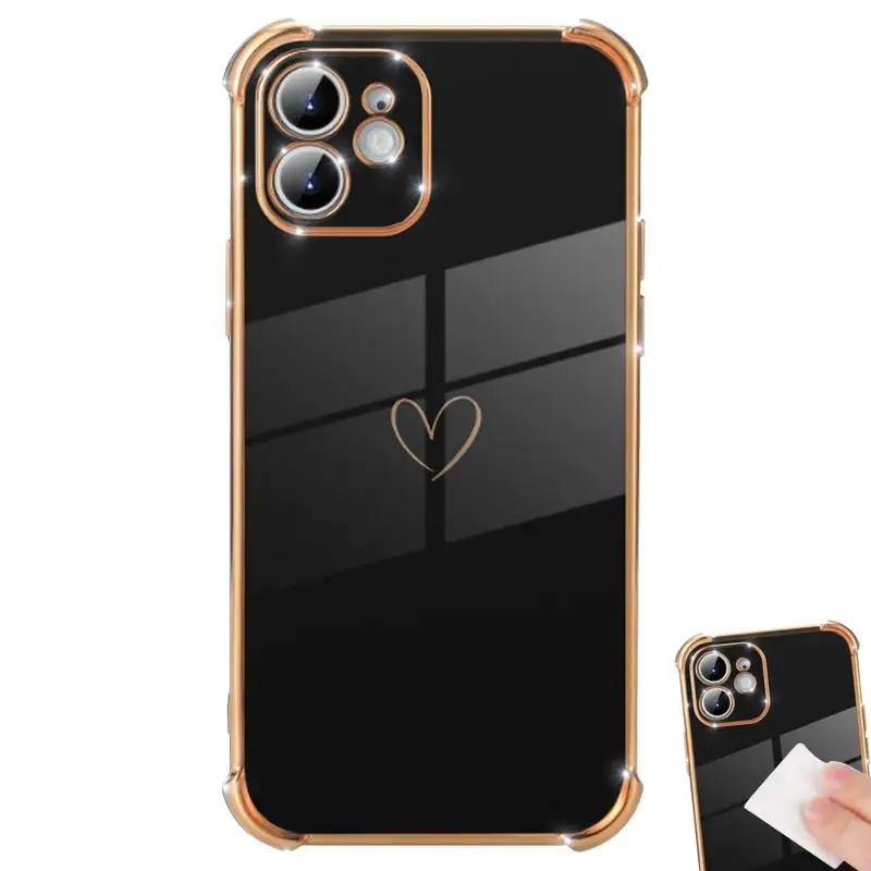 

Phone Case For Phone 12 Pro Max Luxury Shockproof Clear Case Transparent Cover For Phone 12 Pro2022 Phone Protective Case