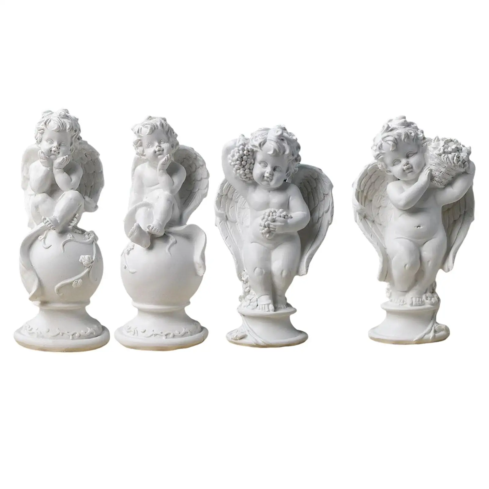 

Скандинавская сказочная Статуэтка ангела, Искусство современного искусства, коллекционные поделки для книжного шкафа, офисное свадебное у...