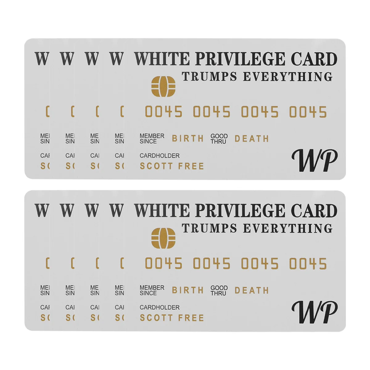 

10 шт., наборы кредитных карт с надписью «Privilege»