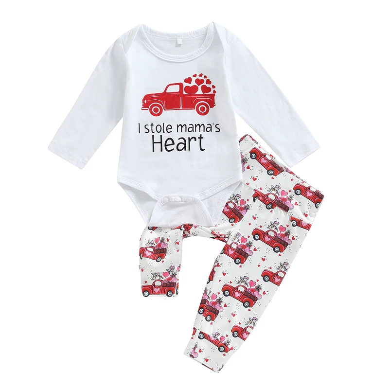 

Комбинезон для новорожденных девочек и мальчиков 3-18 месяцев, комбинезон с длинными рукавами и принтом с надписью на машине и штаны, наряды н...