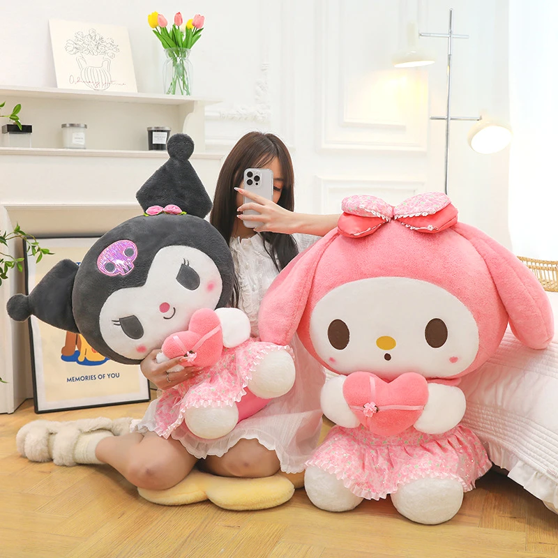 MINISO плюшевая игрушка Sanrio Kuromi Melody Hello Kitty