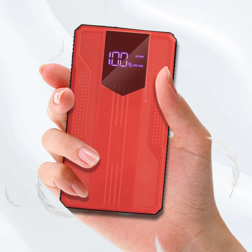 Портативный Автомобильный Стартер 20000 Мач С Цифровым Дисплеем На Солнечной