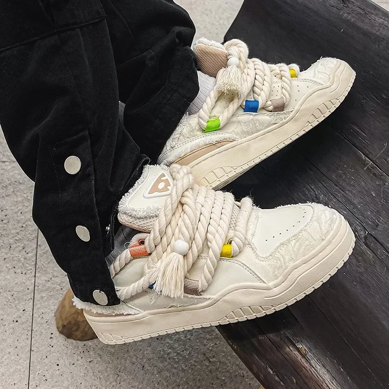 

SHANPA Patchwork White Women Sneakers Vintage Breathable Comfortable Casual Sports Shoes Harajuku Style Ladies Athletic Shoes