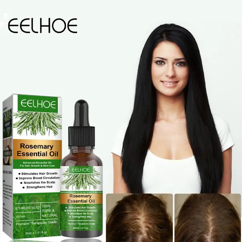 

Rosemary Hair Growth Serum Anti Hair Loss Products Fast Regrowth Essential Oil Repair Scalp Frizzy Thinning Damaged Hair Care