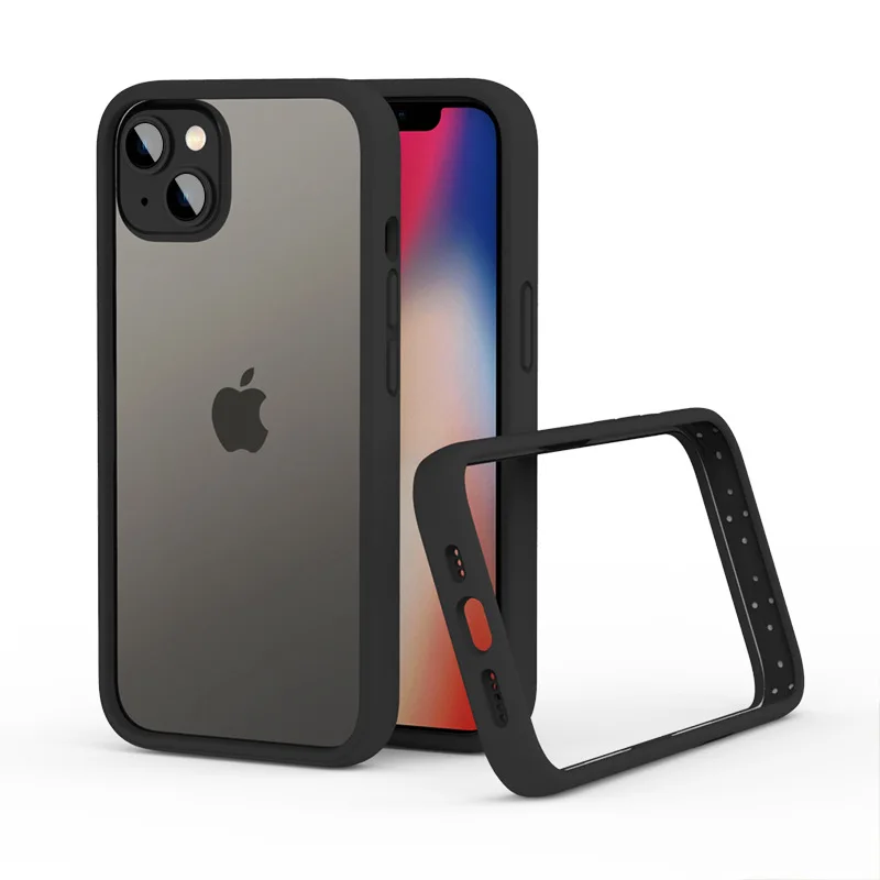 Top Liquid Silicone Bumper Original Side Phone Case for iPhone 14 Pro Max 14 Plus 14 Pro Mini Gel Candy Color Soft Frame Case