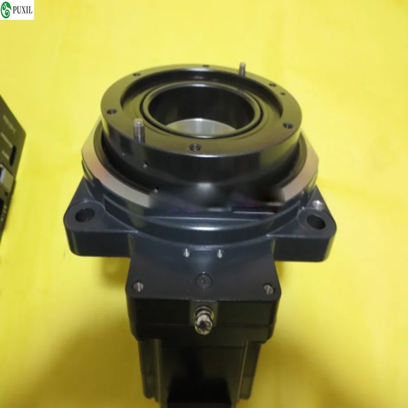 

High-precision electric indexing plate 57 stepping electric rotating platform, disk surface 130mm hollow type