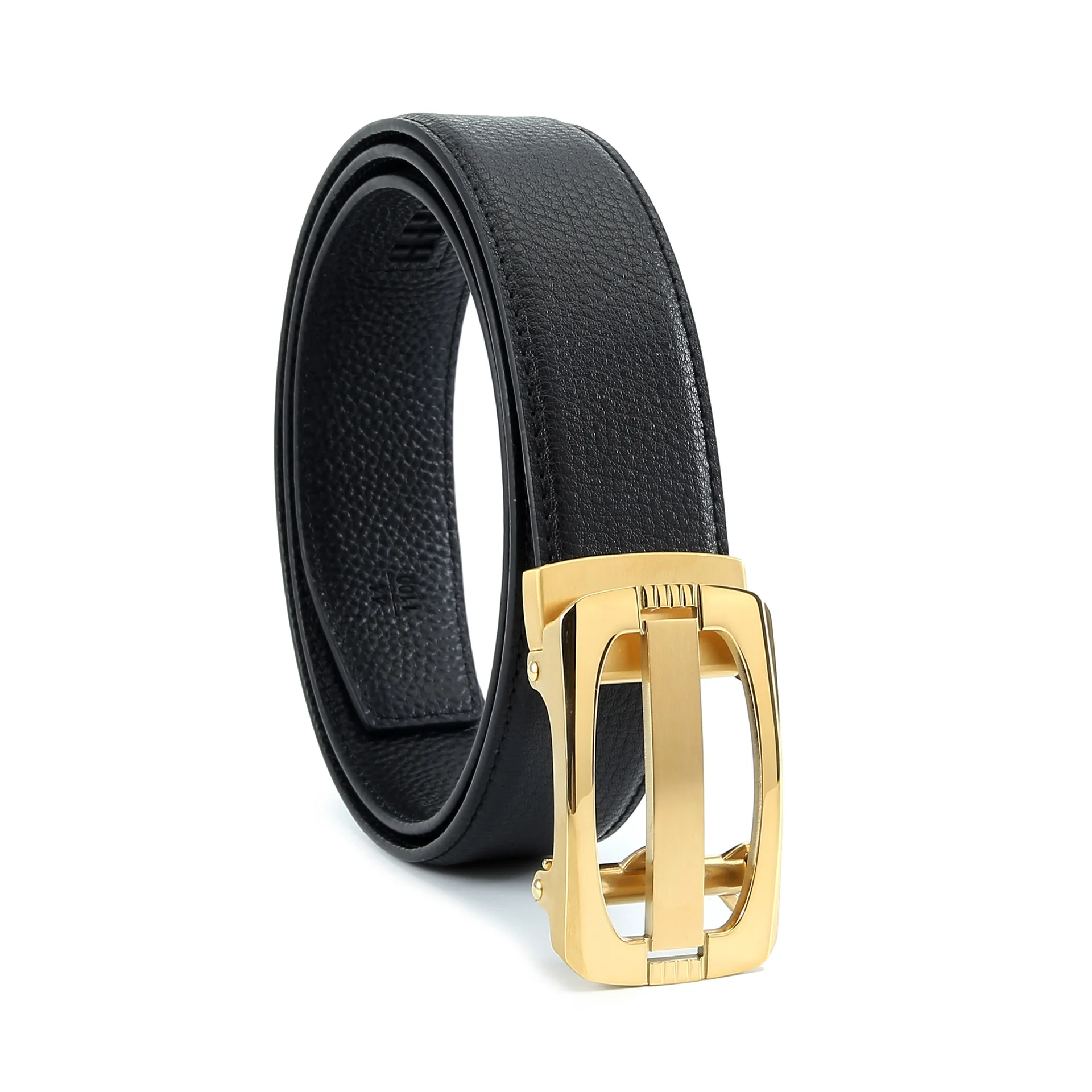 

Ремень мужской из натуральной воловьей кожи, шириной около 3,5 см, 02