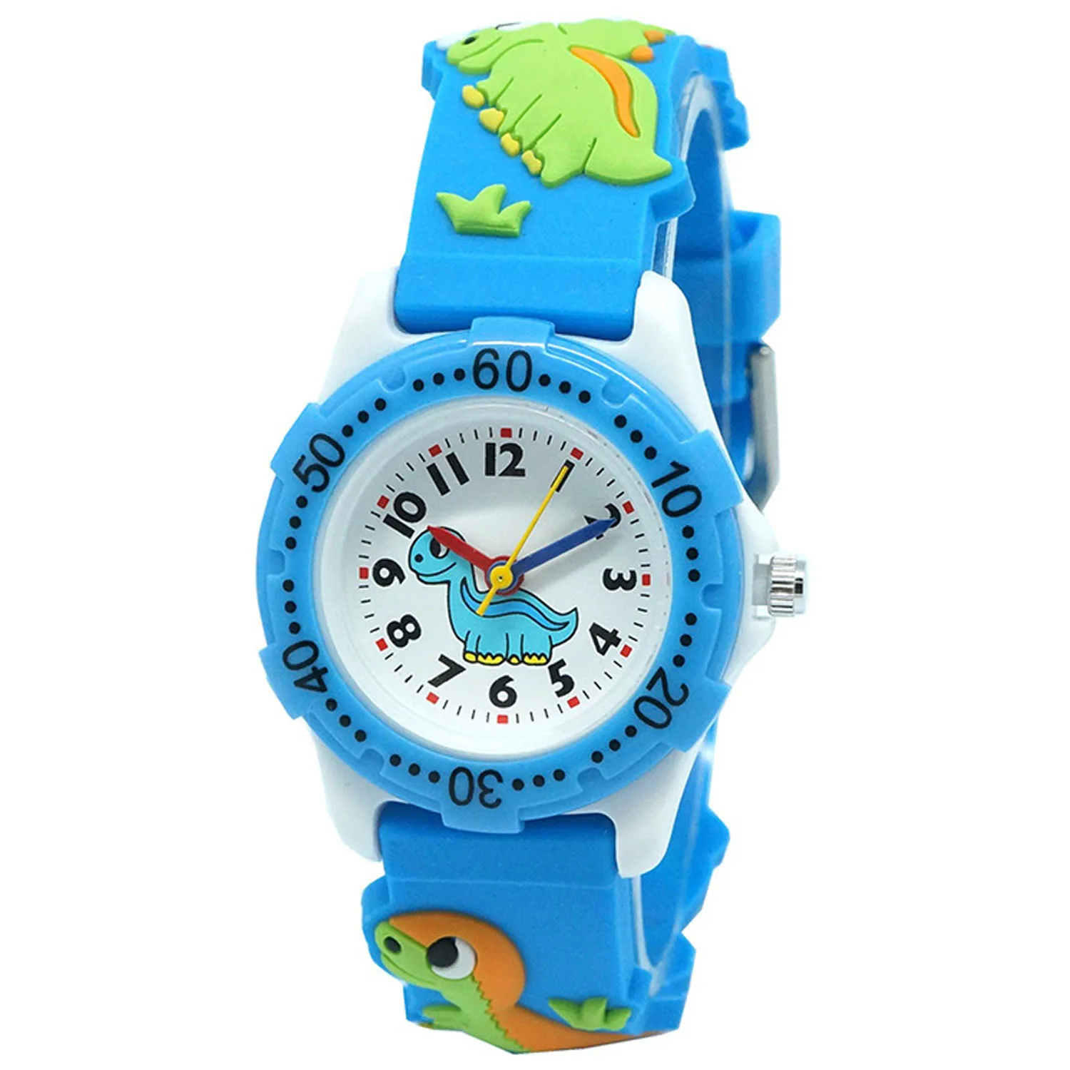 

Dinosaur Kids Watches Round Dial Silicone Sport Children Waterproof Watch for Little Kids Toddles Boys Girls Gift