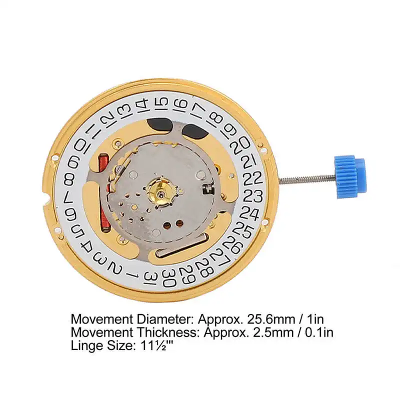 

Кварцевый механизм, профессиональный сплав, календарь, часовой механизм, запасные части, аксессуар для ремонта часов, инструмент для часовщ...