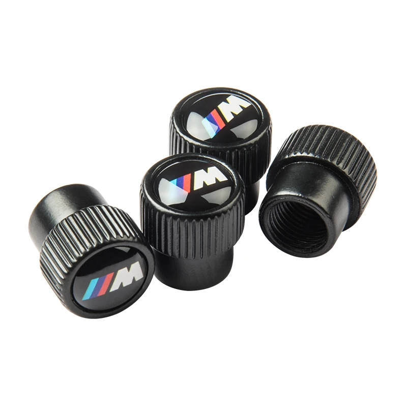 

4pcs Car Wheel Tire Dustproof Valve Caps Zinc Alloy Tyre Rim Stem Covers For BMW X1 X3 X4 X5 X6 Auto Replacement Accessories